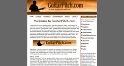 Desktop Screenshot of guitarpitch.com